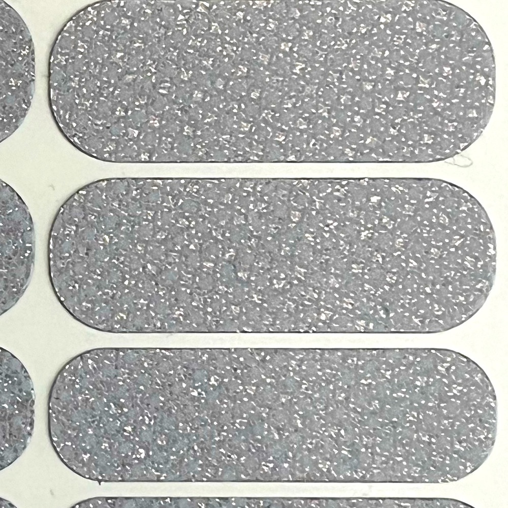 Jamberry nail wraps silver First Frost Style